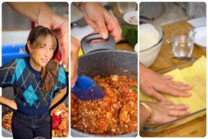 benedetta parodi e la sua lasagna vegetariana