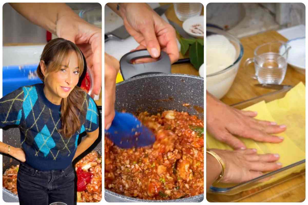 benedetta parodi e la sua lasagna vegetariana